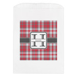 Red & Gray Plaid Treat Bag (Personalized)