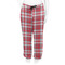 Red & Gray Plaid Women's Pj on model - Front