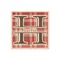 Red & Gray Plaid Wooden Sticker - Main
