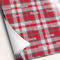 Red & Gray Plaid Wrapping Paper - 5 Sheets