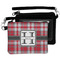 Red & Gray Plaid Wristlet ID Cases - MAIN