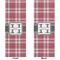 Red & Gray Plaid Yoga Mat - Double Sided Apvl