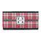 Red & Gray Plaid Z Fold Ladies Wallet