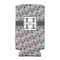 Red & Gray Polka Dots 12oz Tall Can Sleeve - FRONT