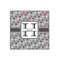 Red & Gray Polka Dots 12x12 Wood Print - Front View