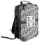 Red & Gray Polka Dots 13" Hard Shell Backpacks - ANGLE VIEW