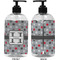 Red & Gray Polka Dots 16 oz Plastic Liquid Dispenser (Approval)