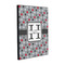 Red & Gray Polka Dots 16x20 Wood Print - Angle View