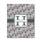 Red & Gray Polka Dots 16x20 Wood Print - Front View