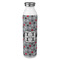 Red & Gray Polka Dots 20oz Water Bottles - Full Print - Front/Main