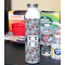 Red & Gray Polka Dots 20oz Water Bottles - Full Print - In Context