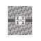 Red & Gray Polka Dots 20x24 - Matte Poster - Front View