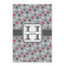Red & Gray Polka Dots 20x30 - Matte Poster - Front View