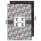 Red & Gray Polka Dots 20x30 Wood Print - Front & Back View