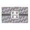 Red & Gray Polka Dots 3' x 5' Indoor Area Rug (Personalized)