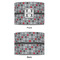 Red & Gray Polka Dots 8" Drum Lampshade - APPROVAL (Fabric)