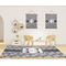 Red & Gray Polka Dots 8'x10' Indoor Area Rugs - IN CONTEXT