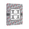 Red & Gray Polka Dots 8x10 - Canvas Print - Angled View
