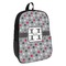Red & Gray Polka Dots Kids Backpack (Personalized)