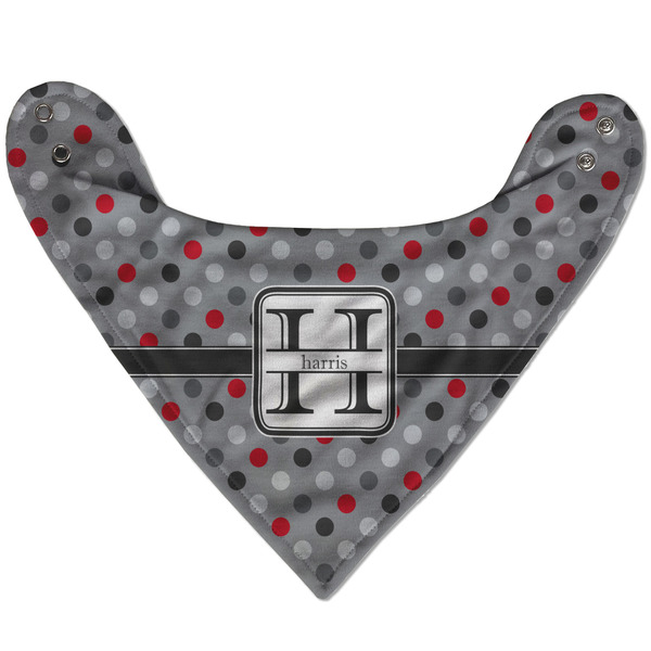 Red & Gray Polka Dots Bandana Flat Approval