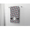 Red & Gray Polka Dots Bath Towel - LIFESTYLE