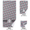 Red & Gray Polka Dots Bath Towel Sets - 3-piece - Approval