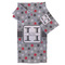 Red & Gray Polka Dots Bath Towel Sets - 3-piece - Front/Main
