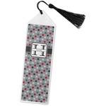 Red & Gray Polka Dots Book Mark w/Tassel (Personalized)