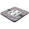 Red & Gray Polka Dots Coaster Set - FLAT (one)