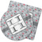 Red & Gray Polka Dots Coasters Rubber Back - Main