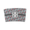 Red & Gray Polka Dots Coffee Cup Sleeve - FRONT