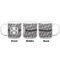 Red & Gray Polka Dots Coffee Mug - 20 oz - White APPROVAL