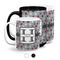 Red & Gray Polka Dots Coffee Mugs Main