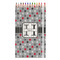 Red & Gray Polka Dots Colored Pencils (Personalized)