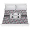Red & Gray Polka Dots Comforter - King (Personalized)