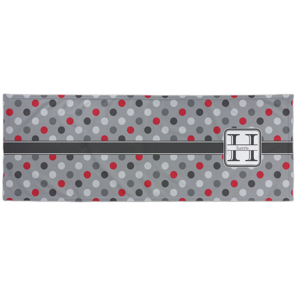 Red & Gray Polka Dots Cooling Towel- Approval