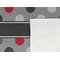 Red & Gray Polka Dots Cooling Towel- Detail