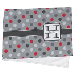 Red & Gray Polka Dots Cooling Towel (Personalized)