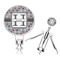 Red & Gray Polka Dots Corkscrew (Personalized)