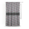 Red & Gray Polka Dots Custom Curtain With Window and Rod