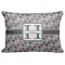 Red & Gray Polka Dots Decorative Baby Pillowcase - 16"x12" (Personalized)