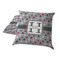 Red & Gray Polka Dots Decorative Pillow Case - TWO