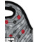 Red & Gray Polka Dots Double Wine Tote - Detail 1 (new)
