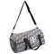 Red & Gray Polka Dots Duffel Bag - Small (Personalized)