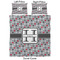 Red & Gray Polka Dots Duvet Cover Set - Queen - Approval
