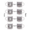 Red & Gray Polka Dots Espresso Cup Set of 4 - Apvl