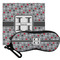 Red & Gray Polka Dots Personalized Eyeglass Case & Cloth