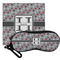 Red & Gray Polka Dots Eyeglass Case & Cloth (Personalized)