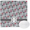 Red & Gray Polka Dots Wash Cloth with soap