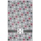 Red & Gray Polka Dots Finger Tip Towel - Full View